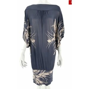 BCBGMAXAZRIA Floral Print‎ Dress Dolman Sleeve Casual Chic Women's S